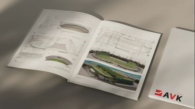 Ingenieurtechnischer Ansatz der AVK GmbH für Sportinfrastruktur