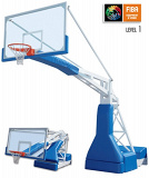 Hydroplay Offizielle tragbare Basketball-Anlage. FIBA-Zertifikat.