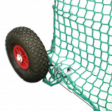Paar Gummiräder für Feldhockey-Tor