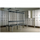 Kleiderhaken für Umkleideräume, Serie PCQ/D