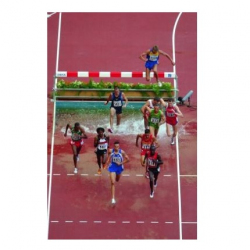 Barrieren für Hindernisrennen mit Wasser mit spezieller Oberfläche. IAAF Zertifikat. AVDM1079