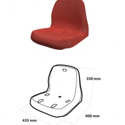 Monoblock-Sitz mit hoher Rückenlehne AVDP1009