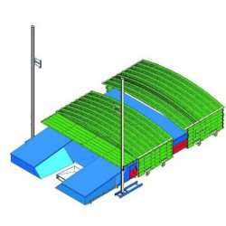 Standard Stabhochsprung Landesystem Schutzschuppen AVDM1164