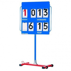 Tafel auf Wagen AVDM1174