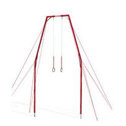 Wettkampf-Ringegerüst. Einstellbare Elastizität AVGY1099