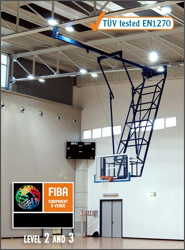 Dach montiert Basketball-Anlage Top. FIBA-Zertifikat AVSS1193