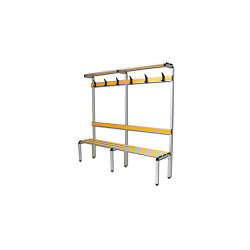 Umkleideraum-Bank mit Rückenlehne AVSS1565