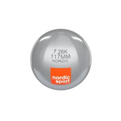 Stoßkugel aus Edelstahl. IAAF-Zertifikat. AVNO0074