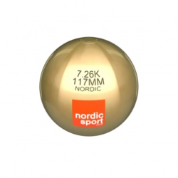 Stoßkugel aus Messing. IAAF-Zertifikat. AVNO0079